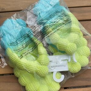 🔥Women's Blue and Yellow Sandals Sz 8 New